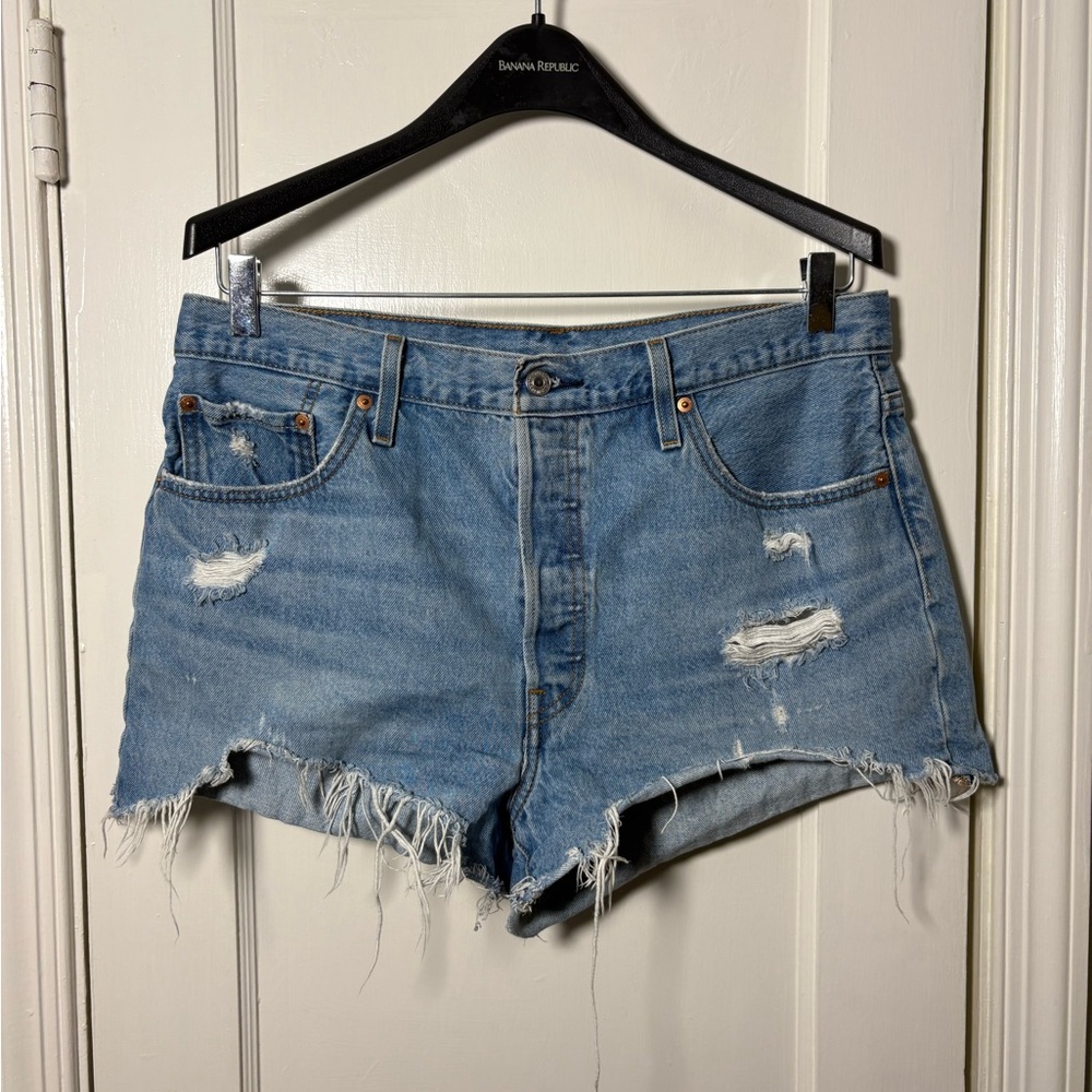 Levi’s 501 Denim Cutoff Distressed Women’s Shorts
